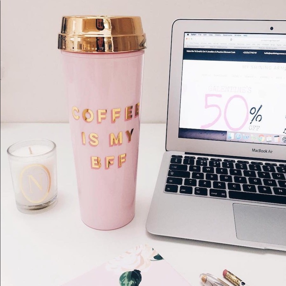 BAN.DO I Did My Best Deluxe Travel Mug Rose Gold